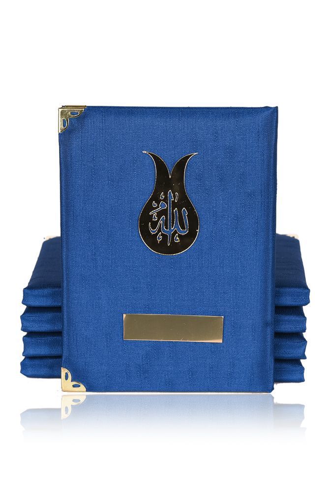 Şantuk Yasin Çanta Boy (128 SAYFA) SAKS MAVİ - LALE - YAZILI