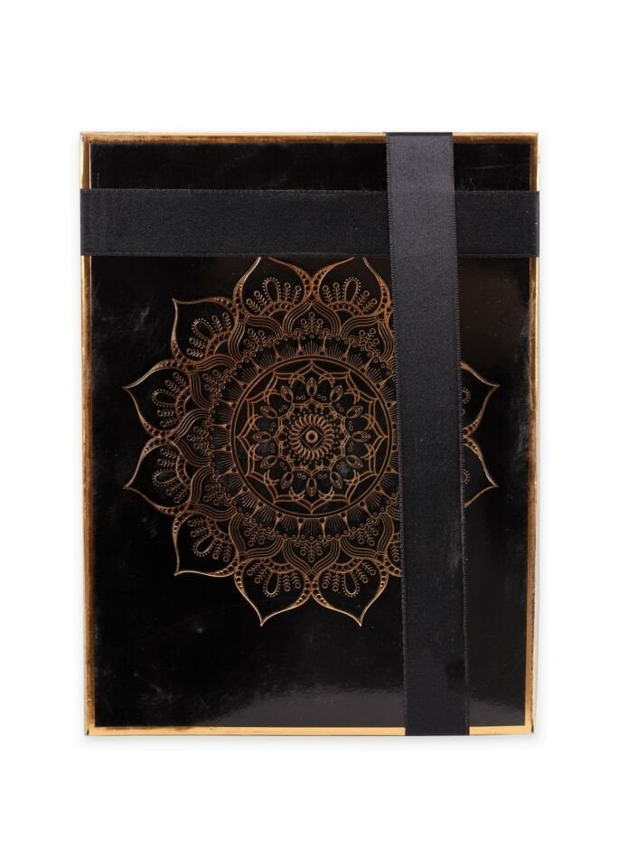 BERRA SERİSİ KUTULU (Pamuk Seccade+ 128 Sayfa Yasin+İnci Tespih ) NO:1 SİYAH