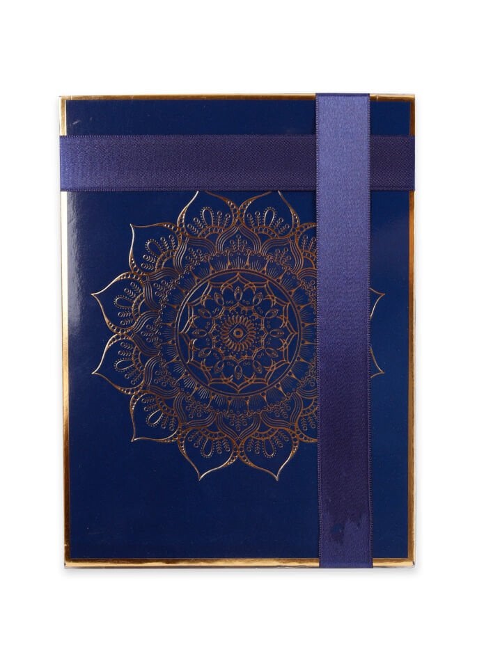 BERRA SERİSİ KUTULU (Pamuk Seccade+ 128 Sayfa Yasin+İnci Tespih ) NO:1 LACİVERT